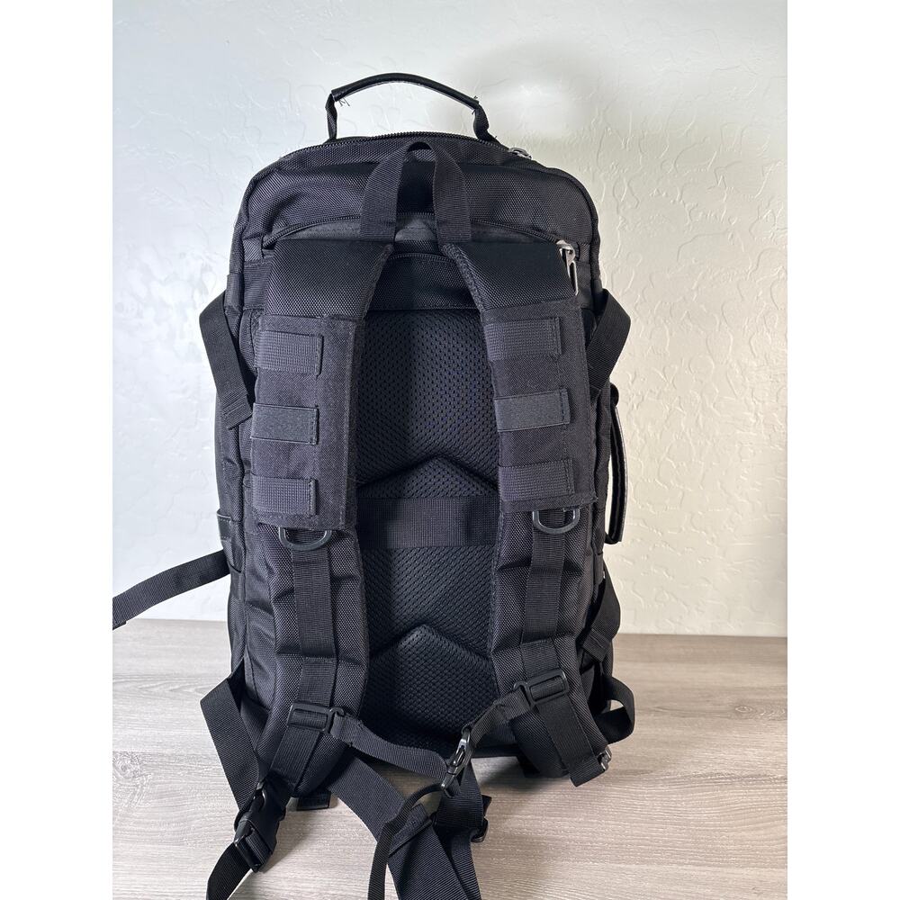 WITZMAN B688 Black Carry On Travel Backpack for Men Large Convertible 45L - Picture 6 of 8